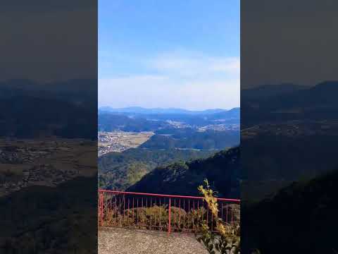 giant Mirror and rock carving overlooking Saga #travel #japan #kyushu #saga #shorts