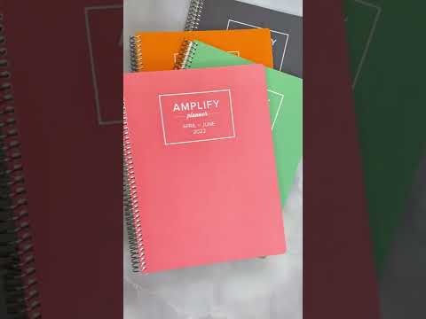 Here’s a look at the Q2 Amplify Planner cover colors! #shorts #amplifyplanner #planner