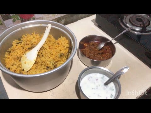 Simple gah ela mutton biryani cheskuni tinochu chala tasty ga untundhi okkasari try cheyandi#food