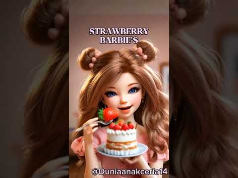 BARBIE'S STRAWBERRY|| BARBIE'S SO MUCH FUN ||#barbie #shorts