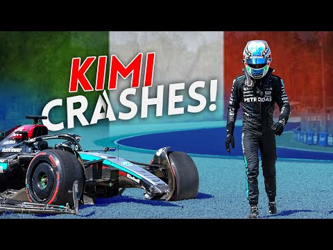 Kimi Antonelli's CRASH at the ITALIAN GP!