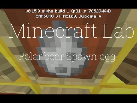 Minecraft (MCPE) Lab: Polarbear Spawn egg