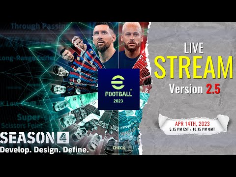 [TTB] EFOOTBALL 2023 LIVESTREAM (PS5) - HANDS ON WITH V2.5! - FULL MANUAL BISH BASH BOSH!