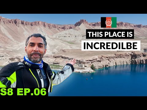 The Most Surprising Place in Afghanistan🇦🇫S8 EP.06 | Band-e Amir | Pakistan to Japan Motorcycle Tour