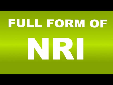 Full Form of NRI | What is NRI Full Form | NRI Abbreviation