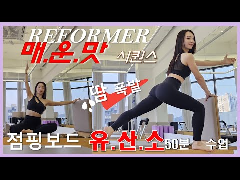 🔥리포머 점핑보드🔥50분 매운맛 시퀀스🔥유산소 근력