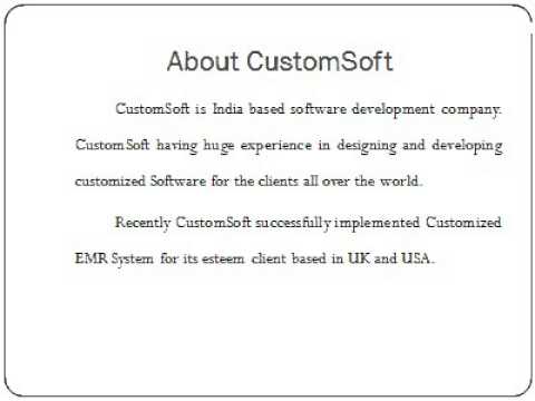 CustomSoft Lab Information Management Software