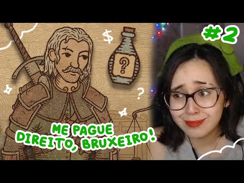 Encontrei O THE WITCHER?! ⚔🧪🔮 Potion Craft - tiemiau | #2