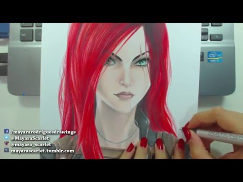 Speed Drawing - Katarina (League of Legends)