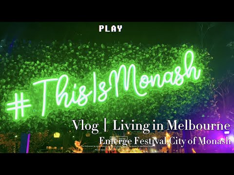 Vlog｜Living in Melbourne｜Emerge Festival,City of Monash｜冬日灯会