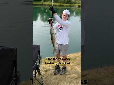 Bass Fishing Lessons 101 - BEST Fishing tricks!! #shorts #fishing