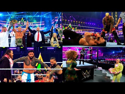 WWE Crown Jewel 2024 Results- Cody & Morgan Made History, Solo Pins Roman Reigns, Tiffany Cash-In 🔥🔥