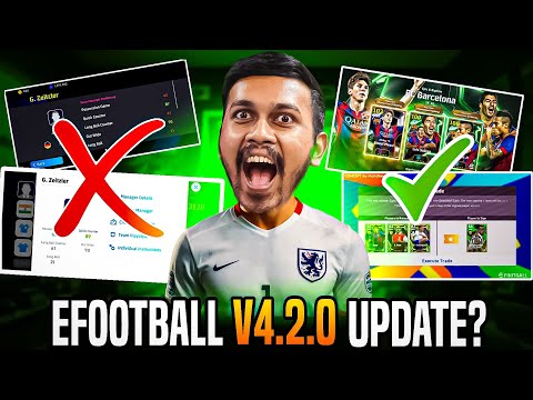 Information About V4.2.0 Efootball 25 Update🔥 Lag & Delay Issue Fix? Upcoming Packs