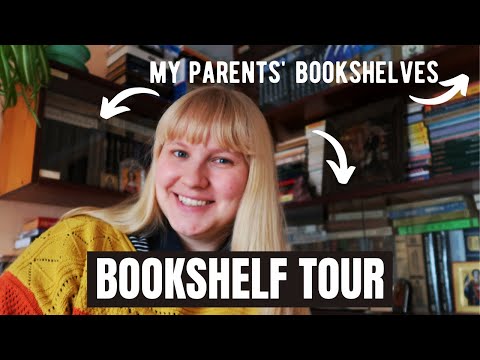 👩👨My Parents' Home Library Tour 2022 📚 BOOKSHELF TOUR & (mostly Russian) CLASSICS COLLECTION 🌿🌏