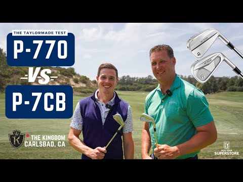 These New @TAYLORMADEGOLF P-Series Irons Blew Us Away 👀 Testing P-770 x P-7CB At The Kingdom