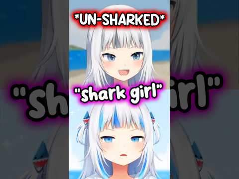 Gura gets UN-SHARKED And Gets Upset #hololive #hololiveenglish #vtuber