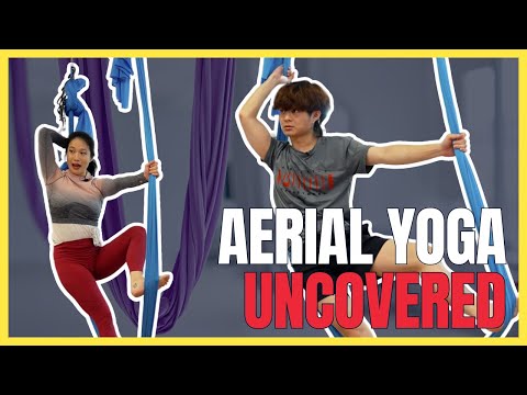 Taking Flight with Billy: First Aerial Yoga Experience at Mindful Movement! | UncoverWithMe EP 12