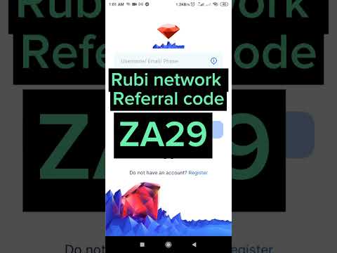 Rubi network referral code. rubi mining app referral code. #rubimining