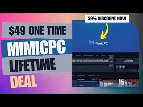 🔰🔰 MimicPC Lifetime Deal | Secret Weapon for Stunning AI Creations |$49 Lifetime Deal | 59% Now