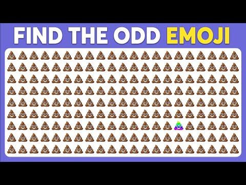 Find the ODD Emoji Out - Extreme Edition 🤩🔥💩 Monkey Quiz