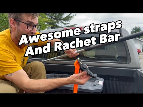 ★★★★★ Rhino Straps: Favorite straps, cargo bar, and a bonus tip for your truck - Traffic cone