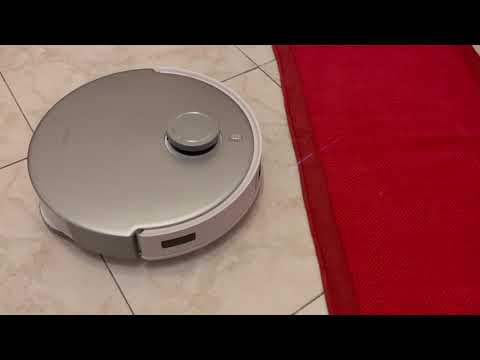 ECOVACS Deebot T20 Omni  3 - Carpet cleaning (suction power level change and mopping pads elevation)