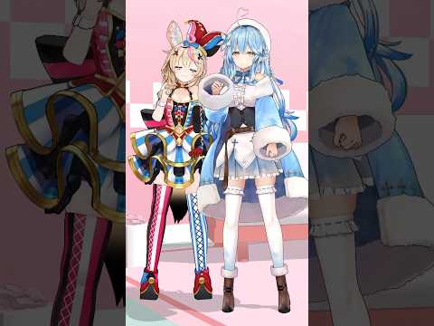 【MMD】雪花ラミィ×尾丸ポルカ/Vanitosa #hololive #omarupolka #雪花ラミィ