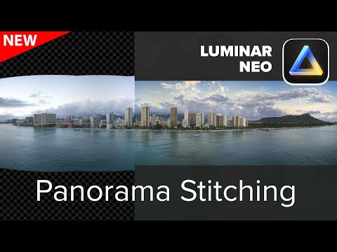 Luminar Neo Review. NEW Panorama stitching