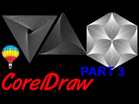 Corel Draw Tips & Tricks Rotate and Contour to make this Part 3