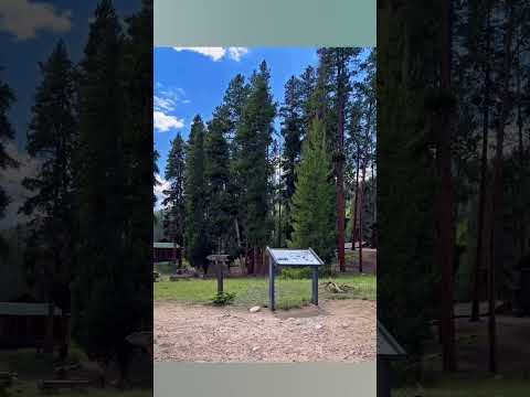 Walking around the Holzwarth Historic Site, the Holzwarth Trout Lodge,  in the Rocky Mountain Park.