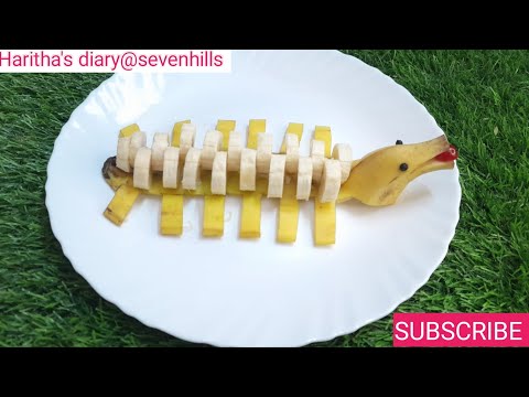 Banana carving ideas #carving