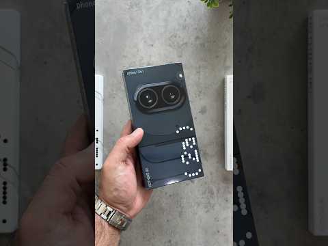 Nothing Phone 2a BLACK Unboxing 👀 #SHORTS