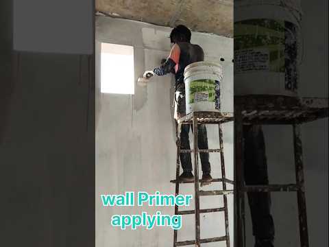 Wall Primer applying #wall primer #primer #viral #ytshorts #sadhwikaneeli