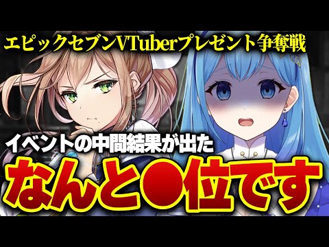 【 #エピックセブン 】エピックセブンVTuberプレゼント争奪戦の中間結果が出ました！VTuber・水乃あまね