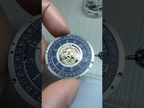 Shanghai Watch Movement. Central Tourbillon 上海牌手表机芯 中心陀飞轮