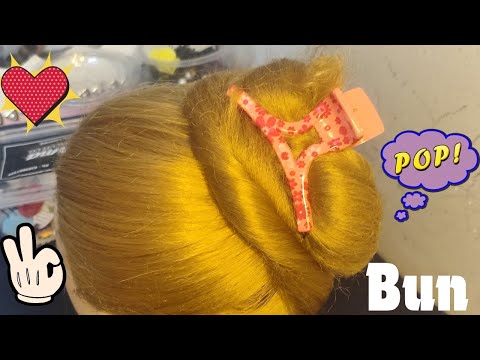 Very Easy Big Clucher Juda Bun🤓🙏👍#Clucher#viralvideo #video #1000subscriber #hairstyle #hindi #hair