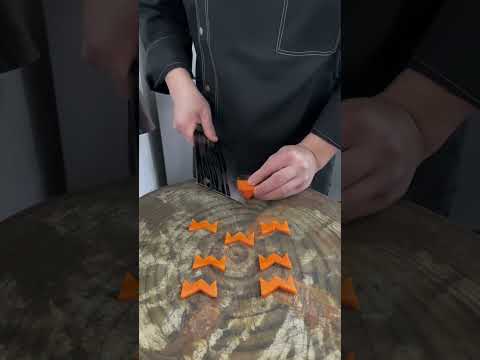 #Sample Carrot 🥕 Make Carving cutting design Skills#Carrot Cutting design#Easy Vagetable carving#