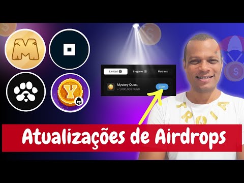 Atualizções Importantes Airdrops: Memefi, Paws, Yescoin, Notpixel