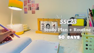 SSC23 Study Plan + Routine🌷 | Full SSC Preparation 📚 | Guidelines for A++ 🥇|  Bangladesh 🇧🇩