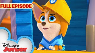 Pupstruction First Full Episode 🐶🚜| S1 E1 | Built To Build / Pup DE-struction | @disneyjr​