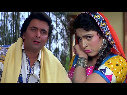 शहरी बाबू ने राधा का रास्ता रोका | Rishi Kapoor | Juhi Chawla | Hindi movie