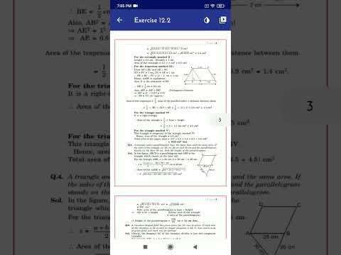 Class 9 maths Chapter:- 12 herons Formula ex 12.2 solution #classs #pastpaper #chapterwise