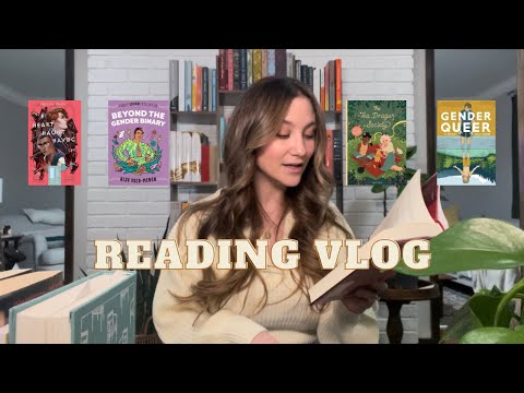 Reading Vlog: 🏳️‍⚧️ Readathon Part 1