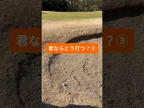 【バンカー】嫌なライに入った時 #ゴルフ初心者 #ゴルフラウンド #golf