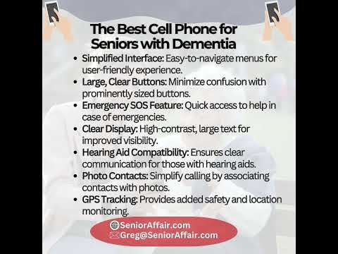 Connecting with Confidence: The Best Cell Phone for Seniors with Dementia!