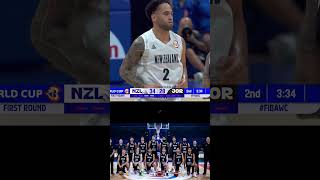 🏀 NZ 13 Threes  52% - Tall Blacks NZ against Jordon JO #shorts #short #shortvideo #fiba #fibawc