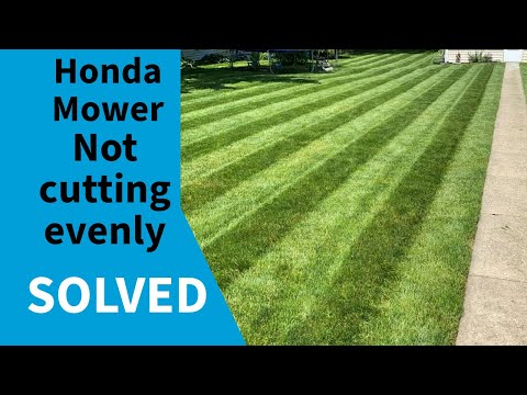 SOLVED: Honda Push mower not cutting grass evenly