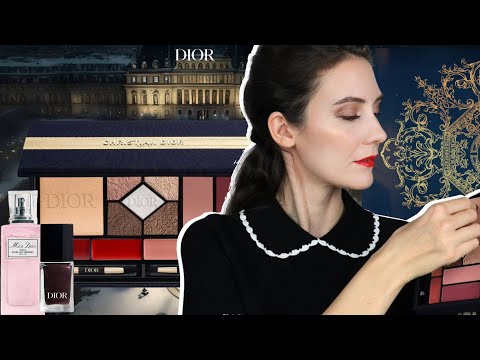 Dior ÉCRIN COUTURE MAKEUP Holiday 2023 collection | Miss Dior Hair Oil | Holiday makeup Look