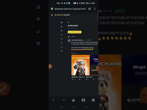 Hamster listing binance #shorts #viral #hamster