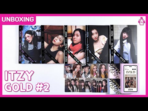 ITZY 'GOLD' Digipack, Speicial & Platform Versions + Pop-up Gift #Unboxing (16/10/2024)